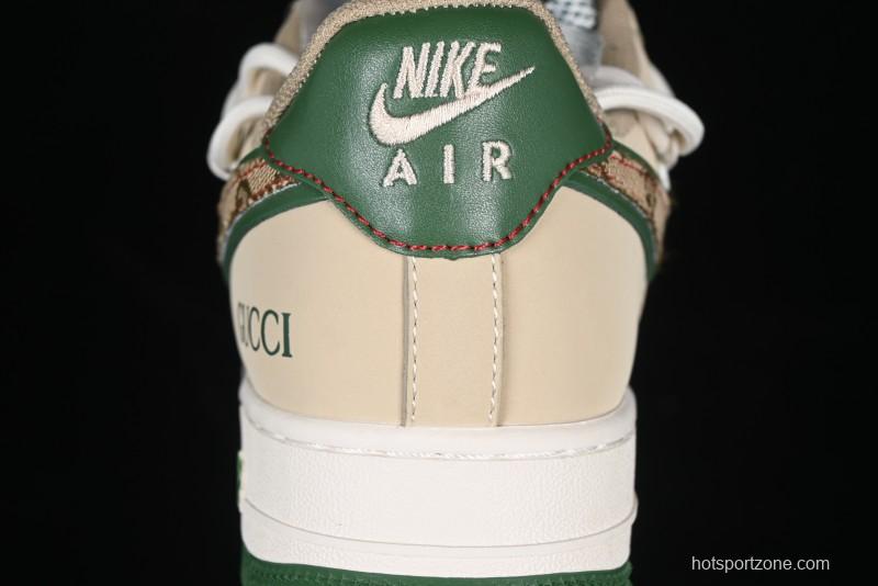 Nike Air Force 1 '07 Low Gucci Collaboration Lace-Up Low-Top Casual Sneakers - SJ1198-102