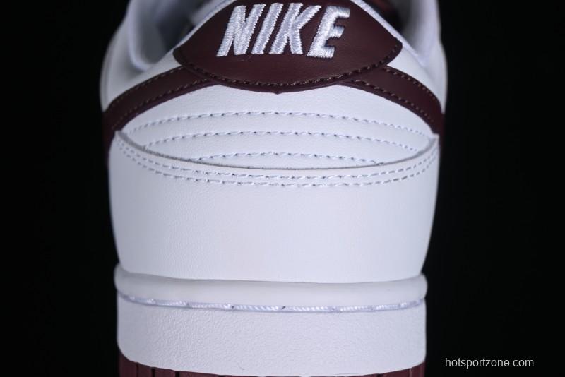 Nike SB Dunk Low White Red Colorway Low-Top Casual Skateboarding Shoes - DV0831-102