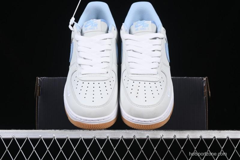 Nike Air Force 1 '07 Low Light Blue Casual Sneakers - 315122-102