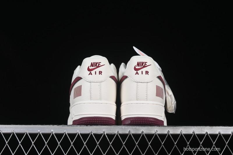 Nike Air Force 1 '07 Low QR Code Black Star Sneakers Low-Top Casual Shoes - CU1836-961