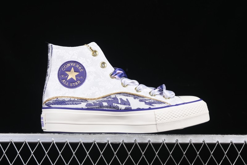 Converse 1970s CNY Year of the Snake Limited Edition High-Top Canvas Sneakers with Thick Sole - A13353C
