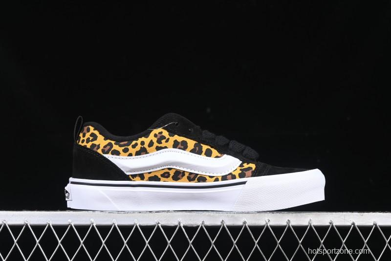 Vans Knu Skool Low Top Casual Sneakers in Leopard Print - VN000CR5CJK