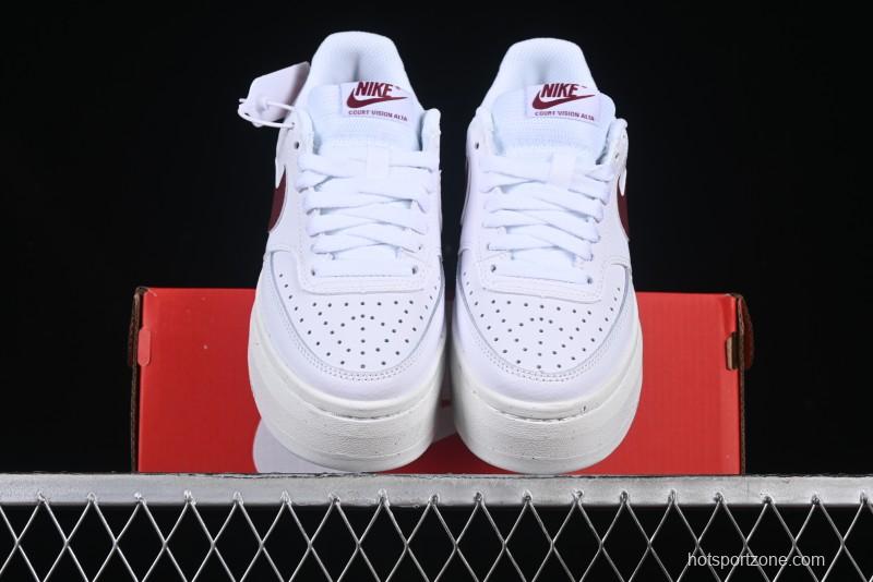 Nike Court Vision Alta Casual Sneakers with Thick Sole for Campus Wear - DZ5394-103