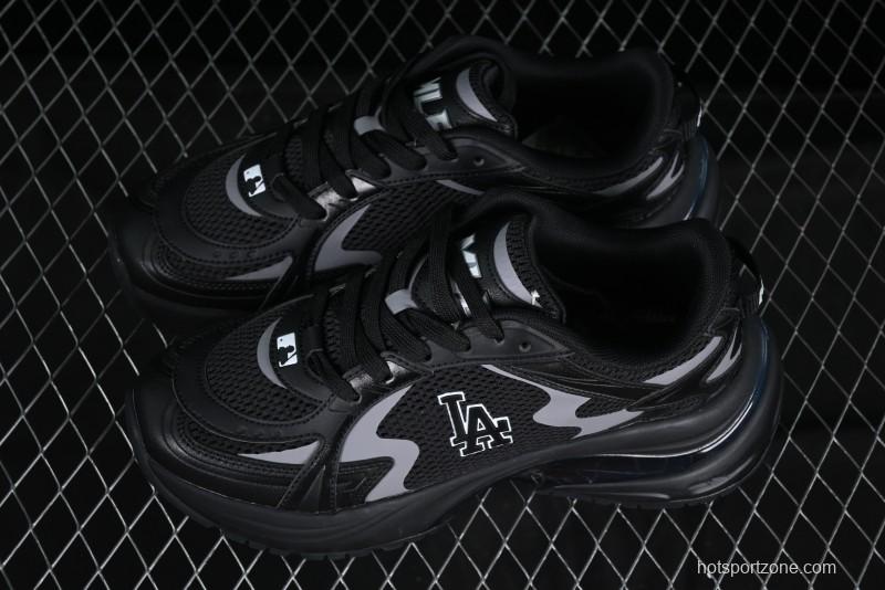 New York Yankees MLB Bigball Chunky Curve Thick Sole Casual Running Shoes - 3ARNSPL4N07BKS