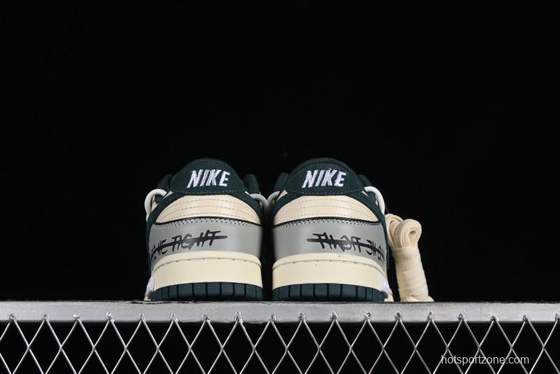 Nike Dunk Low Panda Prank Universe Exploration - Star Trek Mocha SB Strap Low-top Casual Sneakers - FQ8080-133