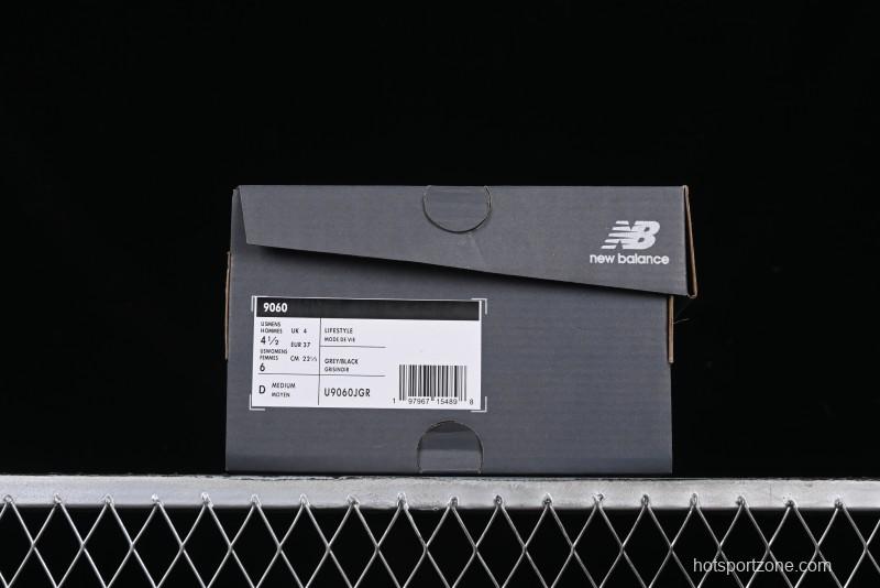 New Balance NB9060 Series Retro Casual Running Shoes with ABZORB Cushioning - U9060JGR
