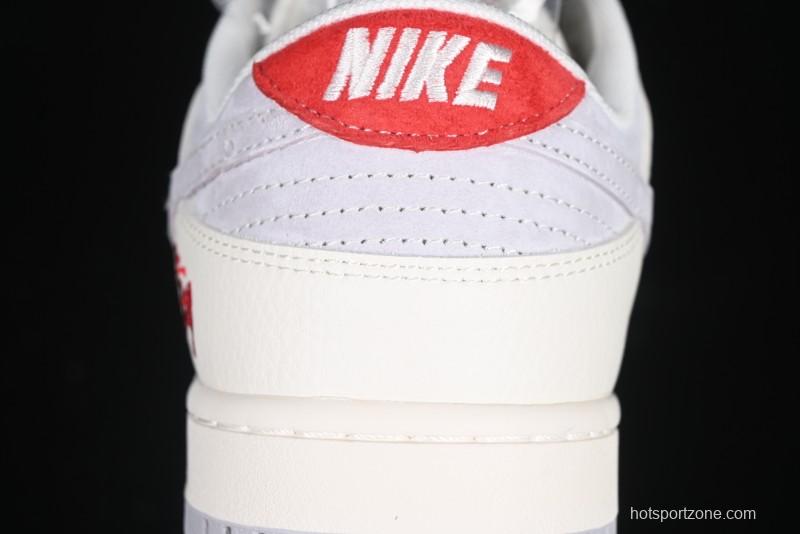 Nike SB Dunk Low Stussy Collaboration Anniversary Custom Low-Top Casual Sneakers - FC1688-206