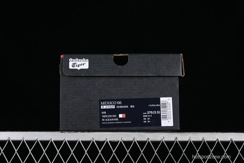 OnitsukaTiger Mexico 66 Low-Top Lace-Up Casual Running Shoes - 1183C216-100