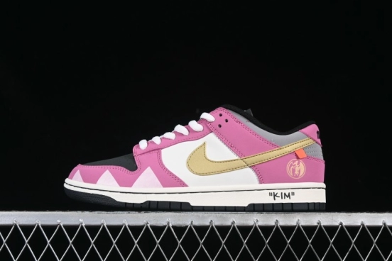 Nike SB Dunk Low Power Rangers Pterodactyl Colorway Anniversary Custom Low-Top Casual Skate Shoes - ZZ1998-002