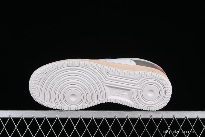 Nike Air Force 1 '07 Low Valentine's Day Limited Edition EKG Heartbeat Double Heart Design Casual Sneakers - TY0301-222