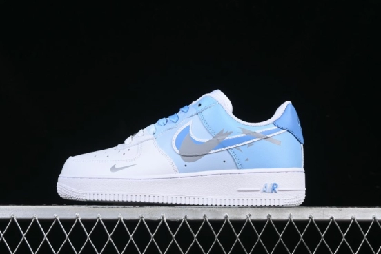 Nike Air Force 1 '07 Low 2D Swoosh Casual Sneakers - CW2288-952