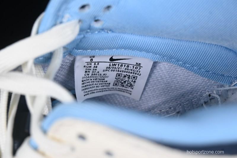 Nike SB Dunk Low Lightning Collaboration - Light Blue Swoosh Anniversary Custom Low-Top Casual Skate Shoes - LW1818-107