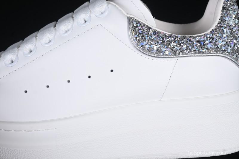 Alexander McQueen Oversized Sneakers with White Crystals - D.E5