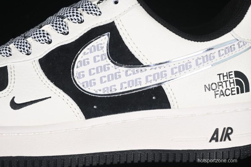 Nike Air Force 1 '07 Low The North Face x CDG Black White Casual Sneakers - BB7518-013