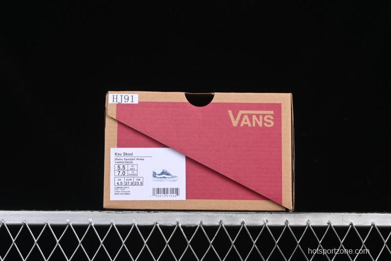 Vans Knu Skool Washed Tie-Dye Low-Top Casual Skate Shoes - VN000CS0239