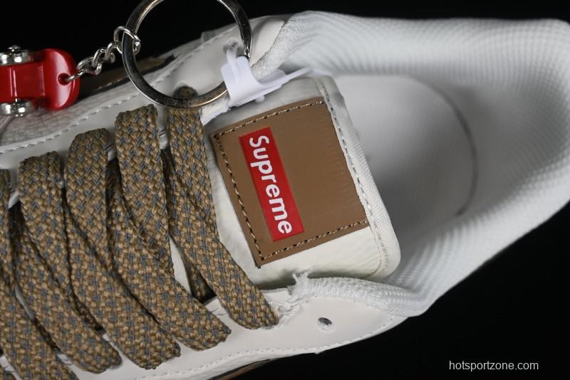 Supreme x Nike Air Force 1 '07 Low Skateboarding Shoes - Coffee Brown - HD1968-019