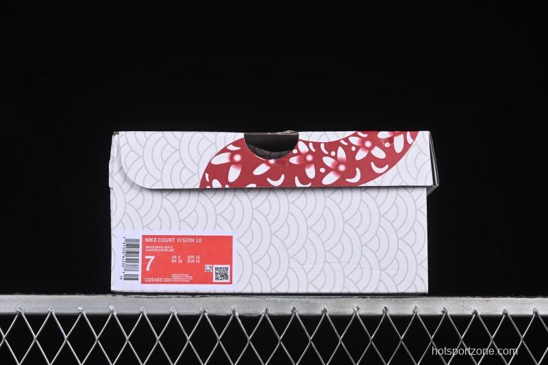 Nike Court Vision Lo 2025 Year of the Snake Theme Campus Casual Sneakers - CD5463-100