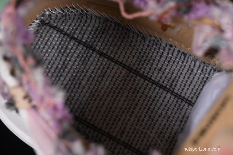 SMILEREPUBLIC SMILE Canvas Sneakers with Cut Wool Fringe and Unique Weaving - G.D4