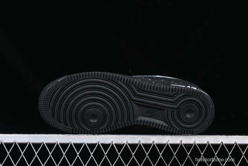 Nike Air Force 1 '07 Low Casual Sneakers with Black Splatter Design - ZH0316-046