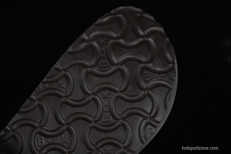 Birkenstock London BS Unisex Slip-On Comfort Shoes with Soft Suede Leather and Lambswool Insole - BS