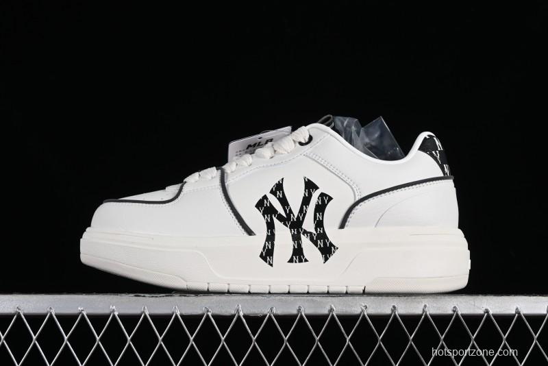 MLB Chunky Liner Basic New York Yankees Thick Sole Casual Sneakers with 6cm Height Increase - 3ASXCLR3N50WHS