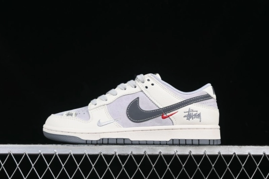 Nike SB Dunk Low Stussy Anniversary Edition Custom High-End Casual Sneakers - DM6868-027
