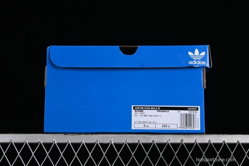 Adidas Adifom Stan Smith Platform Mule Slippers with Eco-Friendly Foam - IH3360