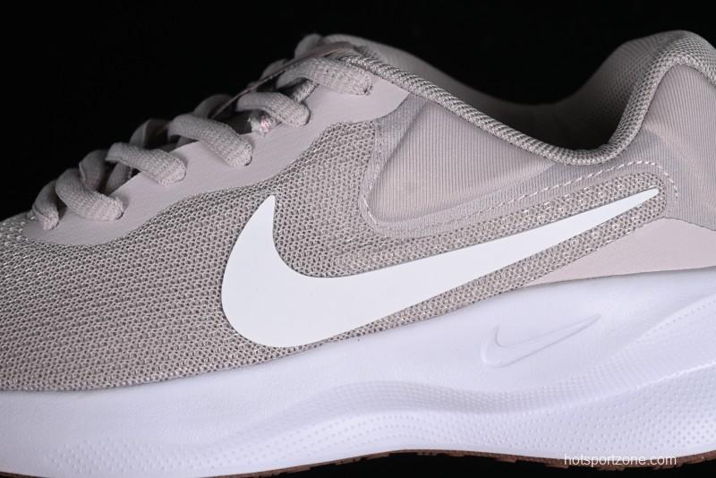 Nike Revolution 7 Wide Low-Top Running Shoes with Breathable Mesh and Durable Cushioning - FB2208-007