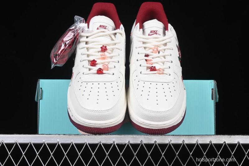 Nike Air Force 1 '07 Low "Grandma Christmas" Limited Edition Custom Casual Sneakers - FZ5068-616