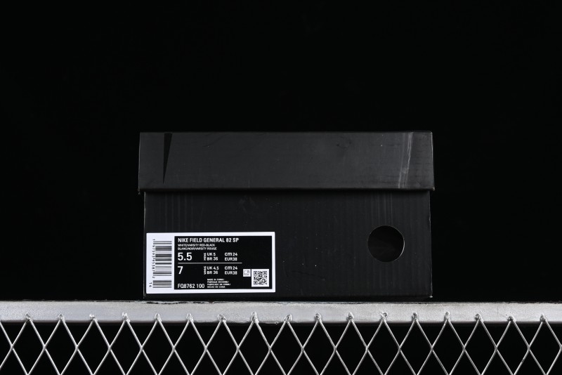 Nike Field General 82 Casual Sneakers with Classic Black & White Colorway - FQ8762-100