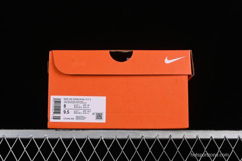 Nike Zoom Rival Fly 3 Lightweight Comfortable Cushioned Low-Top Casual Running Shoes - CT2405-606