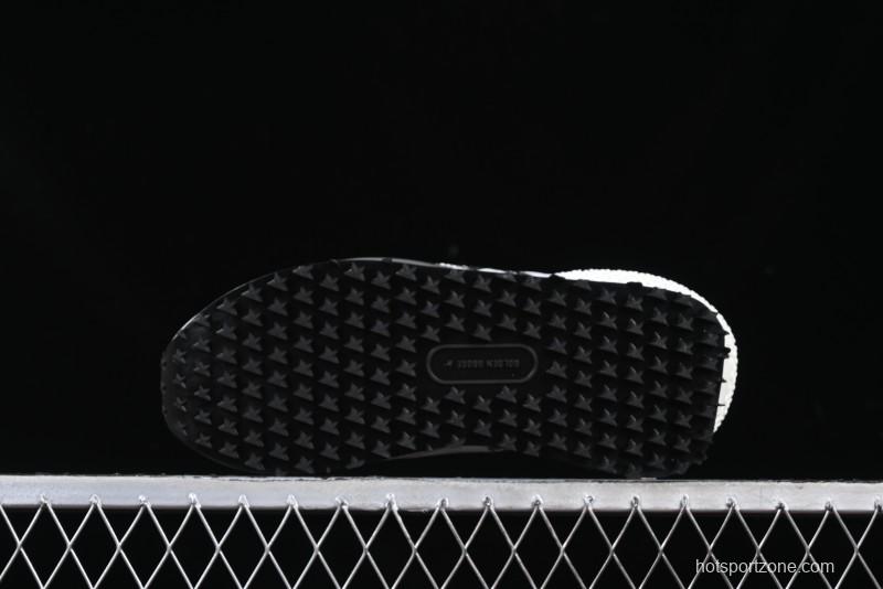 Golden Goose Marathon Silver Comfortable Low-Top Lifestyle Sneakers - X.E5