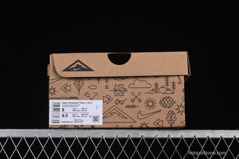 Nike Pegasus Trail 5 Lightweight Comfortable Durable Low-Top Running Shoes - FQ0908-001