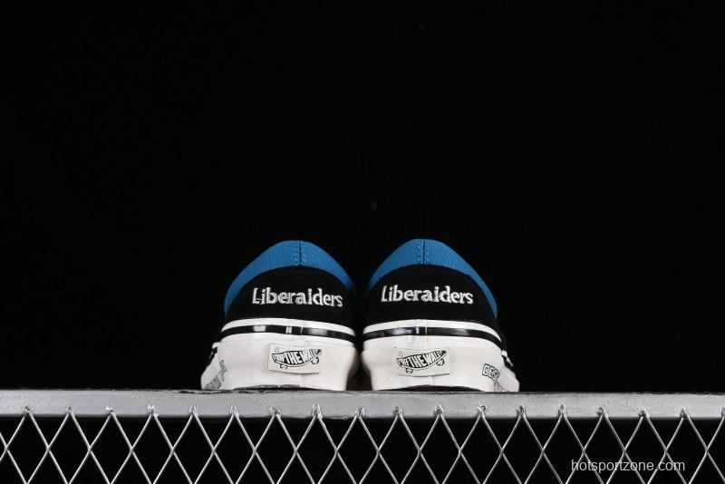 Vans Slip-On x Liberaiders Origami Checkerboard Low-Top Casual Sneakers - VN000V0SAPK