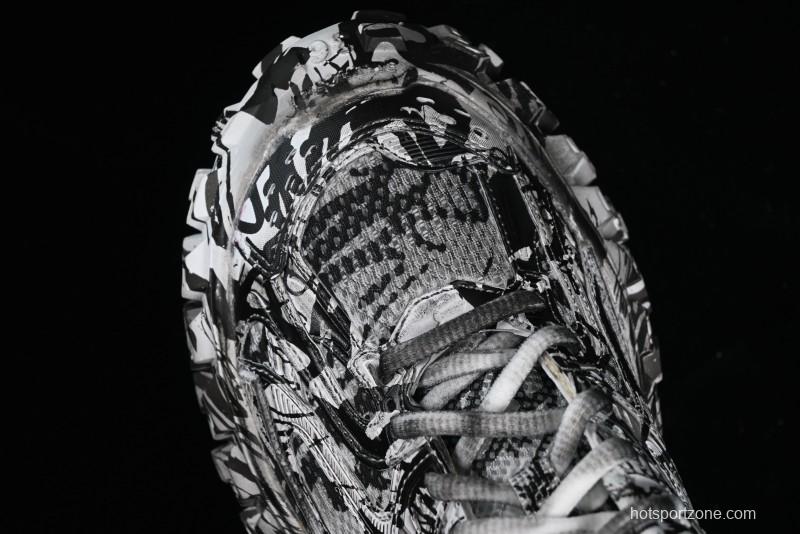 Balenciaga Defender Rubber Platform Sneakers Low-Top Tank Tread Tire Design Outdoor Casual Sports Running Shoes - W2RG19010