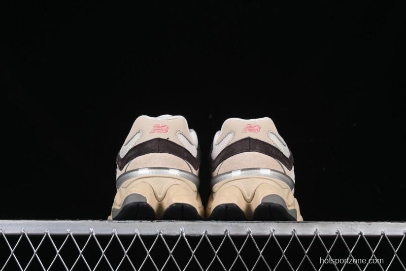 New Balance NB9060 Series Retro Casual Running Shoes with ABZORB Cushioning - U9060FLP