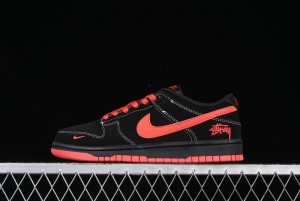 Nike SB Dunk Low Stussy Anniversary Custom Low-Top Casual Skate Shoes - KK1333-028