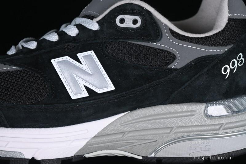 New Balance Made In USA M993 Series Classic Retro Casual Running Shoes - MR993BK