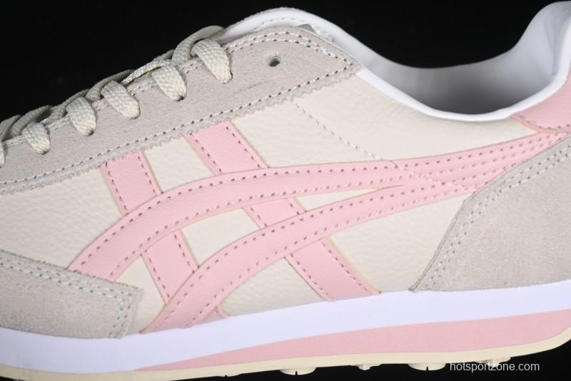 Asics Vintage-Style Sneakers - Soft Pink & Neutral Beige