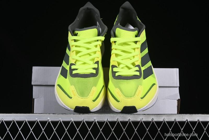 Adidas Adizero Lightstrike Pro Running Shoes - Neon Yellow/Black