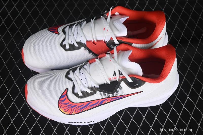 Nike Zoom Rival Fly 4 Lightweight Responsive Running Shoes with Flyknit and React Technology - HQ3512-100