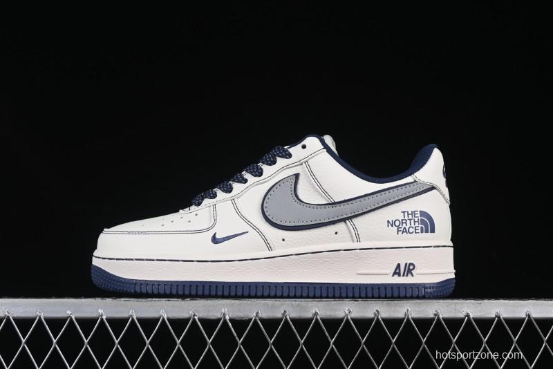 Nike Air Force 1 '07 Low The North Face x COMME des GARÇONS Navy Blue Line Casual Sneakers - HH7518-051
