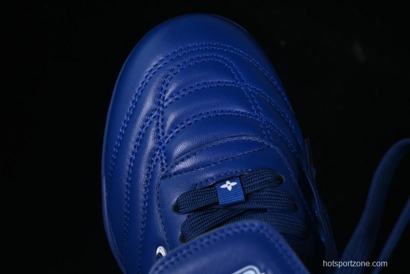 Louis Vuitton Footprint Soccer Low-Top Lifestyle Sneakers Blue - AJF6