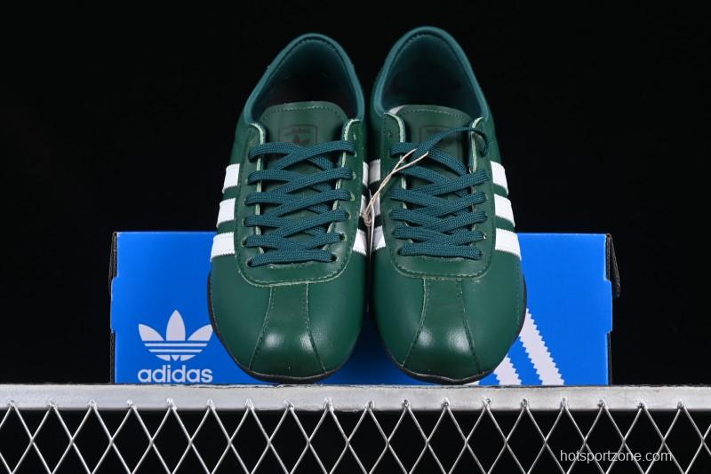 Adidas Tokyo Classic Sneakers - Forest Green & White
