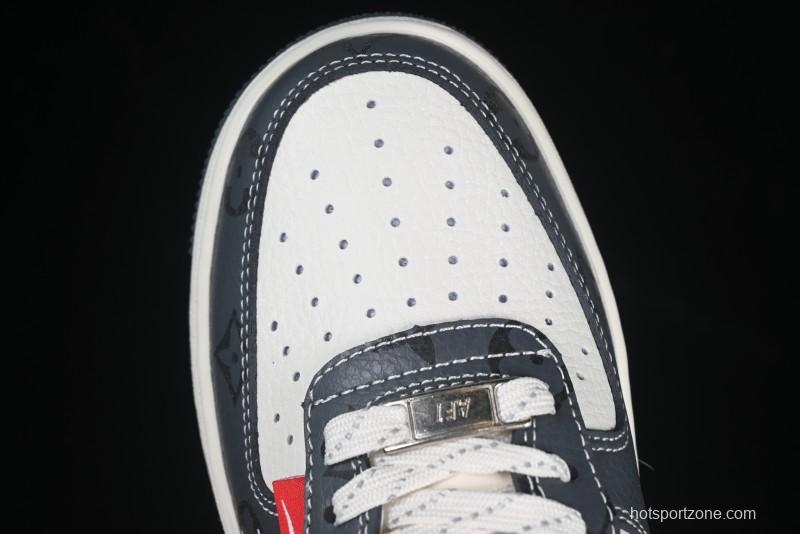 Nike Air Force 1 '07 Low LV Collaboration Beige Print Casual Sneakers - CS5288-002