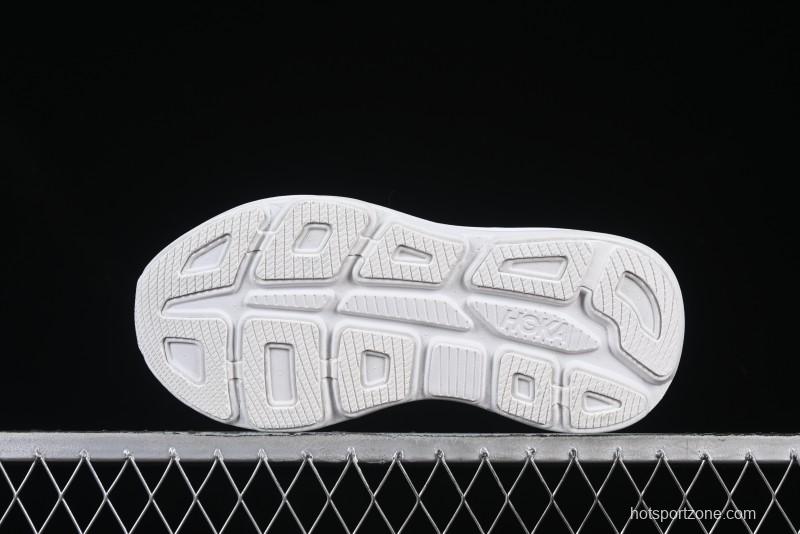 HOKA ONE ONE Bondi 9 Knit Lightweight Casual Running Shoes - 1162012 WWH