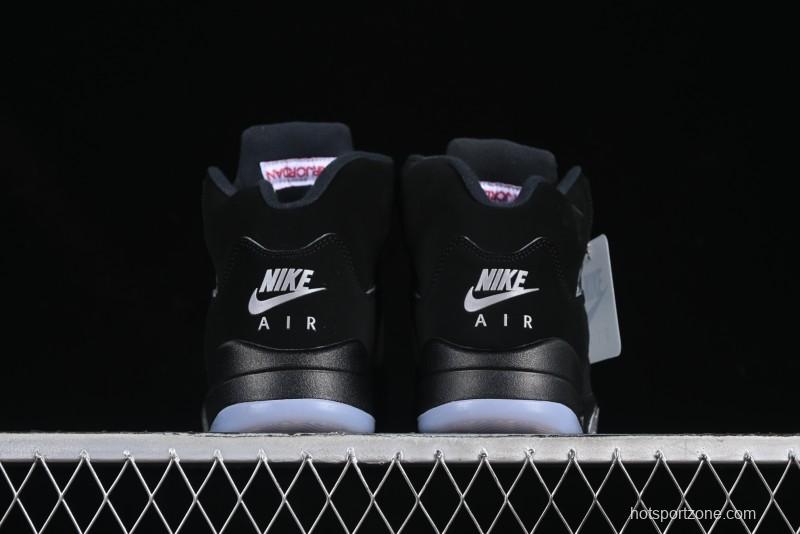 Nike Air Jordan 5 Retro Black "Metallic Reimagined" Basketball Shoes - HF3975-001