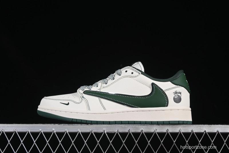 Nike Travis Scott x Fragment Design x Air Jordan 1 Low OG SP AJ1 Retro Sneakers - ZH2598-243