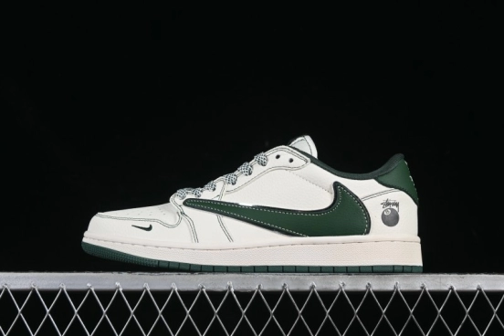 Nike Travis Scott x Fragment Design x Air Jordan 1 Low OG SP AJ1 Retro Sneakers - ZH2598-243