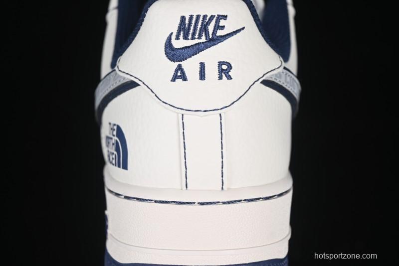 Nike Air Force 1 '07 Low The North Face x COMME des GARÇONS Navy Blue Line Casual Sneakers - HH7518-051